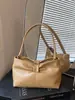 Bolso transfronterizo estilo Maillard, bolso de hombro de cuero encerado vintage para mujer, bolso de axila versátil de alta gama para el día a día