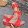 Nuevas Sandalias Casuales Peep-Toe Talla Grande 2026, Sandalias Estilo Romano Más Vendidas en Amazon para Mujer, Zapatos de Velcro para Uso al Aire Libre