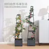 Vasos de Jardim Externos com Rega Automática, Treliça para Tomates, Vasos de Escalada para Plantas de Interior, Vasos de Escalada para Varanda