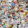 300 Adesivos Divertidos de Pegadinha Meme Grafite Transfronteiriço Suitcase Suitcase Caneca de Água Impermeável Transfronteiriço