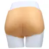 Dildo vestível, pênis simulado, para uso masculino, alongado e engrossado, para cross-dressing, calça de couro de silicone, brinquedos sexuais adultos