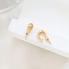 Cobre Banhado A Ouro Real Preservação Da Cor Zircônio Pin Pérola Universal Fivela DIY Handmade Jóias Pulseira Colar Acessórios Material