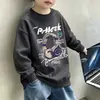 Sudadera de forro polar con cuello redondo para niños, colección de otoño, ropa urbana elegante y a la moda para niños, nuevo estilo 2026, ropa para niños mayores, ropa de invierno para niños