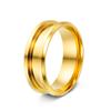 Joyería de Moda Europea y Americana Más Vendida en Amazon Joyería para Hacer Manualidades Anillos Base Hechos a Mano Accesorios de Acero Inoxidable Al por Mayor