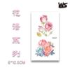 Transfronterizo Explosivo Artístico Flor Fresca Flor Tatuaje Pegatina Brazo tatuaje Rosa Impermeable y Duradero
