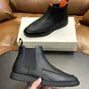 Producto popular de comercio exterior: Botines para hombre hechos de piel de vaca de primera calidad, puño elástico simple STN, versátiles botines Chelsea para el uso diario