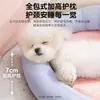 Cojín Redondo de Sisal con Forma de Elefante de Mezclilla Lindo para Primavera y Verano, Esterilla Fresca, Respaldo, Cama para Gato, Cama para Perro, Cama para Mascota