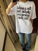 2025 Camiseta de Algodón de Manga Corta para Mujer Combinable Estampada de Media Manga Ropa de Lujo Discreta Este Verano