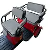 Adecuado para asiento de triciclo eléctrico Yadi C18, funda de asiento, protección solar, impermeable, cuero engrosado, funda de asiento universal para cuatro estaciones