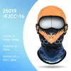 Máscara de Protección Solar para Ciclismo al Aire Libre con Logo Personalizado para Hombre Calavera Impresión Digital Protector de Cuello Transpirable Motocicleta Capucha Divertida