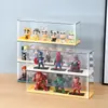 Vitrina transparente para figuras, muñecas de anime y coleccionables; caja de exhibición de regalo; vitrina de almacenamiento y exhibición para cajas sorpresa de juguetes; soporte de exhibición