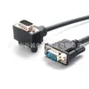 Cable de Puerto Serie en Ángulo VGA Db15 Recto a 90 Grados Db15 Macho a Macho Cable de Video para Computadora Cable de Señal