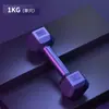 Halter Hexagonal para Homens Estudantes Treinamento de Músculos do Braço Equipamento de Fitness para Casa Halteres Revestidos de Borracha para Crianças Par 10kg