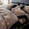 Nuevo Juego de Ropa de Cama Original de Lino Cuatro Piezas 2026, Disponible en Estilos de Sábana Plana y Colcha, Ropa de Cama Transpirable y Texturizada