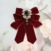Broche de Lazo de Terciopelo Negro, Tamaño Pequeño, Broche Versátil y Elegante, Corbata de Lazo, Accesorios de Ropa Hechos a Mano DIY
