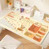 Tapete de Mesa Estrela de Desenho Animado para Crianças e Estudantes, Toalha de Mesa para Escrivaninha de Estudo, Tapete Protetor para Desktop de Computador de Escritório