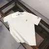 Camiseta masculina de manga curta da marca M, 220g, novo modelo 2026, unissex, camisa polo casual business masculina