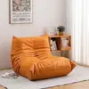 Sofá perezoso de celebridad de Internet Caterpillar se puede acostar y dormir en el balcón del dormitorio tatami sofá individual silla sofá estilo ins