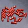Cuentas de tubo esmerilado de ágata roja antigua de 4 x 13 mm, cuentas de barril, accesorios para pulseras, collares y borlas.