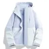 Chaqueta rosa para mujer, nuevo modelo de otoño 2026, tres en uno, súper elegante para personas petite, chaqueta de senderismo
