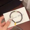 Pulseira Super Valor Cristal Carmesim Doce Rima Série Floral Estilo Palácio Sonho Vermelho Barraca de Feira Noturna Pulseira de Presente para Namorada