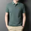 (Se admite la entrega en una sola pieza) Camiseta de manga corta para hombre de verano bordada talla grande polo shirt moderna de negocios Comercio exterior Al por mayor