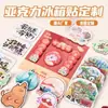Ímãs de geladeira acrílicos personalizados para viagens corporativas, decoração cultural e criativa, presentes, adesivos magnéticos criativos para fotos DIY feitos sob encomenda