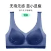 Ropa Interior Ultra Delgada de Seda de Hielo para Mujer Sin Marcas Talla Grande Transpirable para Pecho Grande Sujetador para Dormir Sin Aros Levanta Busto Sin Tirantes Verano