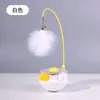 Juguete para gatos tipo vaso, palo con plumas para gatos, bola de hierba gatera con plumas, juguete para morder gatos, teaser automático para gatos, dispositivo de autoentretenimiento tipo vaso para gatos