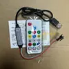 RF17 chave cor mágica música LED luz com controlador DC/USB cabeça cor cheia 5-24V barra de luz dimming por voz controle remoto