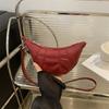 Bolso bandolera ligero de lujo con textura texturizada para mujer, bolso bandolera con costuras en las axilas, estilo bola de masa, 2024
