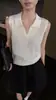 Verano 2026 Nuevo Chaleco Sencillo Adelgazante Sin Mangas con Cuello Polo para Mujer Estilo Coreano Ajuste Delgado Ropa de Punto Casual