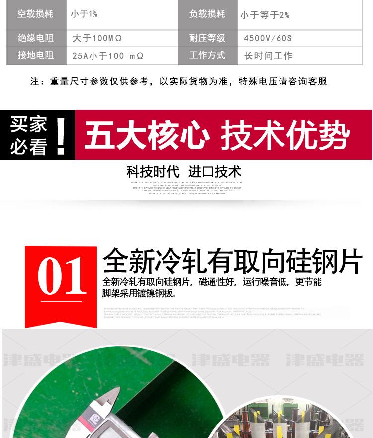 2019-5月100KVA有取向铁芯-新款变压器-详情页_0