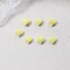 Perla de Imitación Color Macarrón Corazón Rosa Joyería para Uñas Accesorios para Uñas Portátiles Funda para Teléfono Celular Accesorios Pequeños DIY