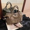 Bolso de Hombro Retro Transfronterizo para Mujer 2026 Nueva Moda Bolso de Hombro Mate Gran Capacidad Bolso Cruzado para Viajes Diarios para Mujer