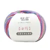 Hilo de Lana y Algodón Fansen Yunjie 50g para Tejer a Mano Patrones Degradados Bufanda DIY Bufanda Sombrero