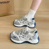 Zapatos de Mujer Que Hacen los Pies Más Pequeños, Zapatillas de Entrenamiento Alemanas de Suela Gruesa, Zapatos Versátiles Forrest Gump para Mujer, Zapatos Deportivos Casuales de Malla Transpirable