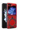 Adecuado para Funda de Teléfono Samsung Z Flip7/6 con Soporte Magnético Plegable Z Flip5/4 y Cubierta Protectora Anticaídas
