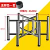 Patas Plegables para Mesa de Acero Inoxidable 304, Marco para Mesa de Comedor, Soporte Redondo para Mesa de Exterior, Patas Metálicas Engrosadas para Mesa de Comedor