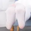 Medias de baile finas de 90D para niños de primavera y verano, antideslizantes y antipelusas, medias de baile blancas para niñas