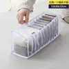 Caja de Almacenamiento de Lencería de Malla Juego de Tres Piezas Minimalista Nylon Hogar Plegable Organizador de Sujetadores Ropa Interior Lavable