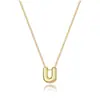 Collar de Burbujas con 26 Letras Transfronterizo Europeo y Americano Colgante de Mini Globo Cadena de Caja Cadena para Clavícula Collar Producto Nuevo Sencillo