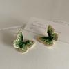 Aretes de Mariposa Licuefacta de Diseño Nicho de Lujo Ligero Moda para Mujer Estilo Frío Elegantes de Alta Gama Aretes Combinables Aretes para Mujer