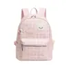 Mochila de Menina Coelho com Bolinhas Pretas para Mulheres, Moda Coreana Versátil Design de Nicho Mochila para Dropshipping Transfronteiriço