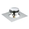Ralo de Chão de Banheiro Anti-Odor e Anti-Inseto com Núcleo Interno, Tubo de Ralo de Vaso Sanitário Universal com Mola Ativada por Pedal Anti-Odor