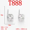 Pendientes de Cobre Puro de Venta Caliente Transfronteriza al por Mayor Mini Exquisitos Copo de Nieve Trébol de Cuatro Hojas Creativo con Incrustaciones de Diamante Material Versátil para Pendientes