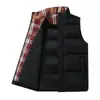 Chaleco para Hombre 2026 Nuevo Otoño e Invierno Ropa Exterior Cálido Engrosado Cuello Alto Chaleco Talla Grande Casual Chaleco Chaqueta