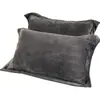 Fundas de Almohada de Terciopelo Coral de Invierno, un Par de 48X74Cm Gamuza Cálidas y Engrosadas Funda de Almohada Individual Grande Terciopelo de Felpa