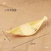 Decoración de Presentación de Sashimi Japonés Valla de Tejido de Bambú Exhibidor de Mariscos Cesta de Tejido de Seda de Bambú Tubo de Bambú Balsa de Bambú Herramientas de Presentación