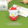 Personalizado desenhos animados Natal grande boneco de neve Papai Noel Natal decoração de presente vara alce joias enfeites anjo